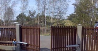 Купить распашные ворота из штакетника Скопин, цена от 2750 руб.